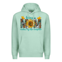 Seafoam Being a Mom Makes My Life Complete Premium Hoodie - texasbilliewilder