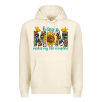 Tofu Being a Mom Makes My Life Complete Premium Hoodie - texasbilliewilder