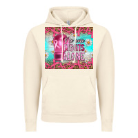 Vintage Artic Breast cancer  no one fıghts alone tumbler Vintage Hoodie - Artiststas