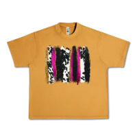 Peanut Butter cow , yellow and pink glitter brushstrokes Urban Heavy Tee - AdoDesignShop
