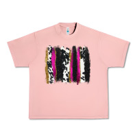 Salmon cow , yellow and pink glitter brushstrokes Urban Heavy Tee - AdoDesignShop