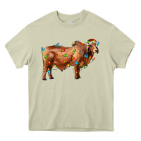 Mossy brahman bull with christmas lights Heavy Core Tee - RanaPortraitStore