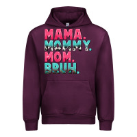 Mauve Wine Mama Mommy Mom bruh Mother's Day Urban Hoodie - CowGirlArtShop