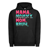 Pigment Black Mama Mommy Mom bruh Mother's Day Urban Hoodie - CowGirlArtShop