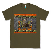 Army Green Western Dad The Great Deer Hunter Classic Tee - LillyAllenDesigns