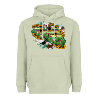 Matcha Guerrero Map Heavyweight Hoodie - RanaPortraitStore