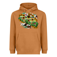 Meerkat Guerrero Map Heavyweight Hoodie - RanaPortraitStore