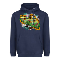 Navy Guerrero Map Heavyweight Hoodie - RanaPortraitStore