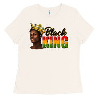 Bone afro man black king Ladies Tee - texasbilliewilder