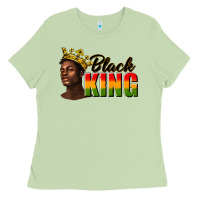 Matcha afro man black king Ladies Tee - texasbilliewilder