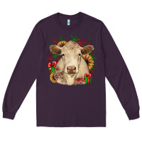 Plum christmas charolais Long Sleeve Tee - JahusDesignShop