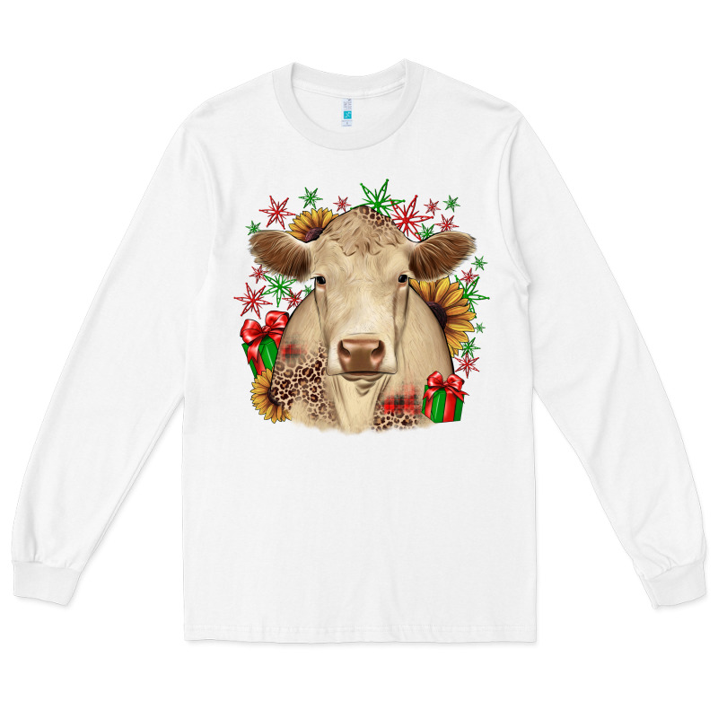 Christmas Charolais Long Sleeve Tee by JahusDesignShop | Teevron