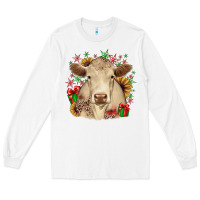 White christmas charolais Long Sleeve Tee - JahusDesignShop
