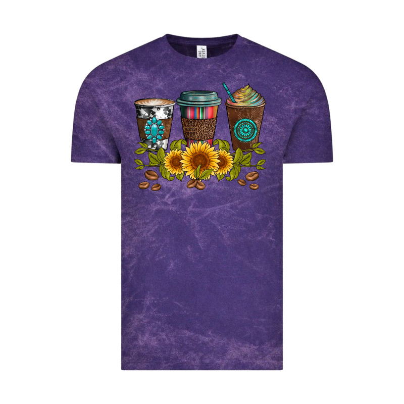 Coffee Group And Sunflowers Vintage Tee by Artiststas | Teevron