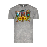 Cloud Rock coffee group and sunflowers Vintage Tee - Artiststas