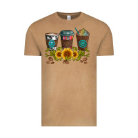 Vintage Camel coffee group and sunflowers Vintage Tee - Artiststas