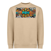 Mushroom leopard sunflower mom license plate Heavyweight Sweatshirt - Artiststas