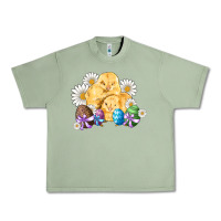 Oil Green chicks eggs daisy easter Urban Heavy Tee - Artiststas