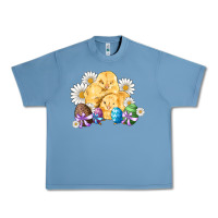 Pebble Blue chicks eggs daisy easter Urban Heavy Tee - Artiststas