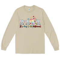 Mushroom it's okay to be different Long Sleeve Tee - MaliasSmallBusiness