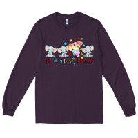 Plum it's okay to be different Long Sleeve Tee - MaliasSmallBusiness
