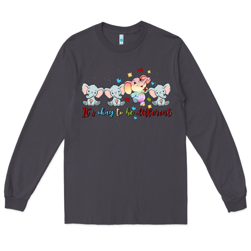 It's Okay To Be Different Long Sleeve Tee by MaliasSmallBusiness | Teevron