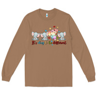 Toasted Coconut it's okay to be different Long Sleeve Tee - MaliasSmallBusiness