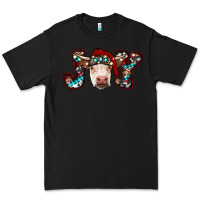 Black christmas joy cow Premium Tee - RanaPortraitStore