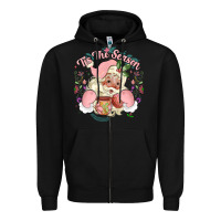 Black mexican christmas Zipper Hoodie - MaliasSmallBusiness