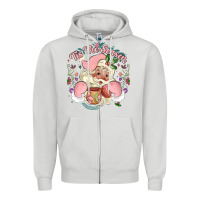 Dove Grey mexican christmas Zipper Hoodie - MaliasSmallBusiness