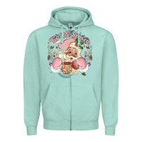 Seafoam mexican christmas Zipper Hoodie - MaliasSmallBusiness
