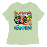 Matcha summer camping Ladies Tee - JahusDesignShop