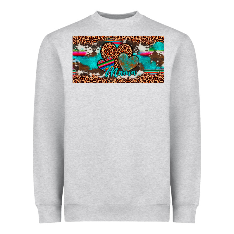 Hearts Mama License Plate Heavyweight Sweatshirt by Artiststas | Teevron