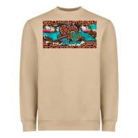 Mushroom hearts mama license plate Heavyweight Sweatshirt - Artiststas