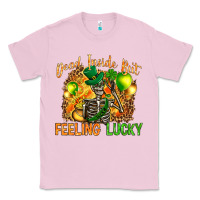 Bubblegum Pink dead inside but feeling lucky Classic Tee - NancyCooperArtShop