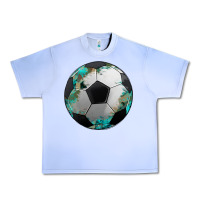 Grape Ice western sport soccer camouflage turquoise pattern Urban Heavy Tee - Artiststas