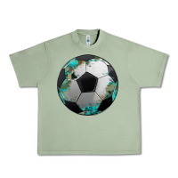 Oil Green western sport soccer camouflage turquoise pattern Urban Heavy Tee - Artiststas