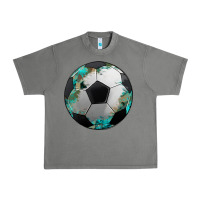 Tornado western sport soccer camouflage turquoise pattern Urban Heavy Tee - Artiststas