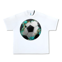 White western sport soccer camouflage turquoise pattern Urban Heavy Tee - Artiststas