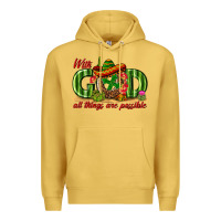 Antique Gold With God All Things Are Possible Mexico Premium Hoodie - texasbilliewilder