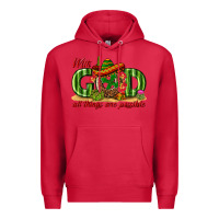 Cardinal With God All Things Are Possible Mexico Premium Hoodie - texasbilliewilder
