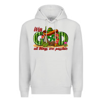 Dove Grey With God All Things Are Possible Mexico Premium Hoodie - texasbilliewilder