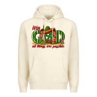 Sandshell With God All Things Are Possible Mexico Premium Hoodie - texasbilliewilder