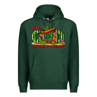 Sports Green With God All Things Are Possible Mexico Premium Hoodie - texasbilliewilder