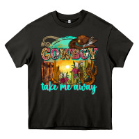 Asphalt cowboy take me away Heavy Core Tee - Zillion Design Studio