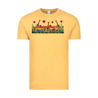 Vintage Mustard mexican sombrero guitar libbey glass Vintage Tee - BundleAndBundleShop