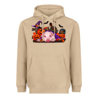 Mushroom Halloween Baby Pig Heavyweight Hoodie - RanaPortraitStore