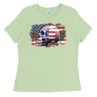 Matcha american skull Ladies Tee - Zillion Design Studio