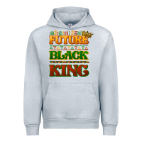 Heather Grey Future black king Urban Hoodie - HowdyJamesFarm