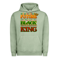 Pigment Oil Green Future black king Urban Hoodie - HowdyJamesFarm
